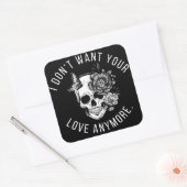 不要な愛のシール スクエアシール (封筒)