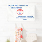 不要な訪問者に対するハウスド保アのサイン遠くに 横断幕 (インサイチュ)