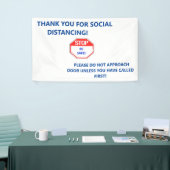 不要な訪問者に対するハウスド保アのサイン遠くに 横断幕 (トレードショー)