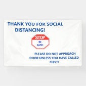 不要な訪問者に対するハウスド保アのサイン遠くに 横断幕 (横)