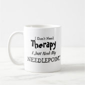 不要セラピーのみ私の針先誕生日 コーヒーマグカップ (左)