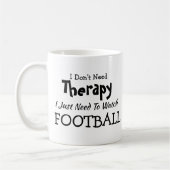 不要セラピージャストウォッチサッカー誕生日 コーヒーマグカップ (左)