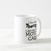 不要セラピージャストカー誕生日クリスマス コーヒーマグカップ (正面右)