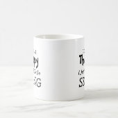 不要セラピージャストゴースキー誕生日クリスマス コーヒーマグカップ (中央)