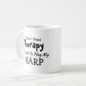 不要セラピージャストハープ遊誕生日クリスマス コーヒーマグカップ (正面左)