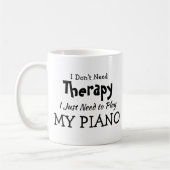 不要セラピージャスト遊ピアノ誕生日クリスマス コーヒーマグカップ (左)