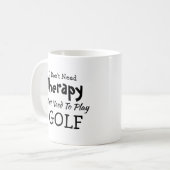 不要セラピージャスト遊ルゴルフ誕生日クリスマス コーヒーマグカップ (正面左)