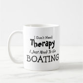 不要セラピーJust Goボート誕生日クリスマス コーヒーマグカップ (左)