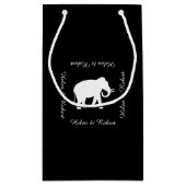 不要品のギフト交換パーティー スモールペーパーバッグ (裏面)