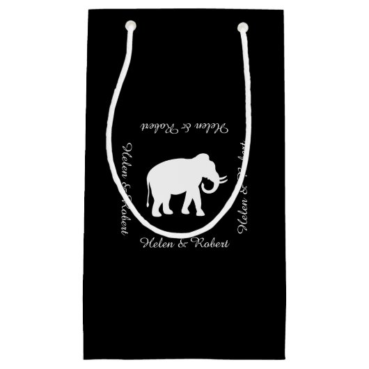 不要品のギフト交換パーティー スモールペーパーバッグ (正面)