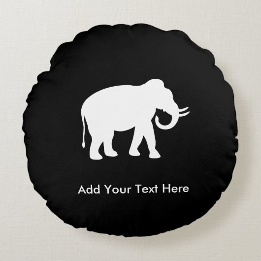 不要品のギフト交換パーティー ラウンドクッション (正面)