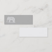 不要品のヴィンテージの19世紀のイラストレーション スキニー名刺 (正面/裏面)