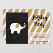 不要品の休日のクリスマス交換 招待状 (正面/裏面)