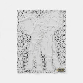 不要品の点々のあるなフリースブランケット フリースブランケット