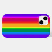 不規則なレインボーストライプズのケース – メイトiPhoneケース Case-Mate iPhoneケース (裏面 (横))