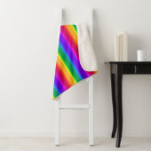 不規則なレインボーストライプズ シェルパブランケット (インサイチュ)