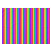 不規則なレインボーストライプズ テーブルクロス (正面(横))
