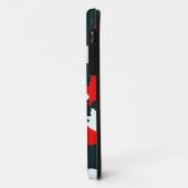 不規則な幾何学的抽象芸術モザイクカモフラージュ Case-Mate iPhoneケース (裏面/左)