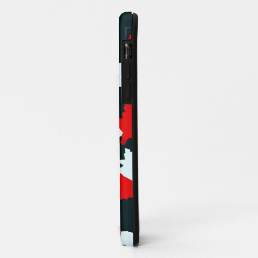 不規則な幾何学的抽象芸術モザイクカモフラージュ Case-Mate iPhoneケース (裏面/左)