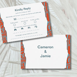 不規則な愛縁ど出席ダイエット音楽RSVP 出欠カード