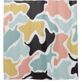 不規則な模様のシャワーカーテン シャワーカーテン (正面)