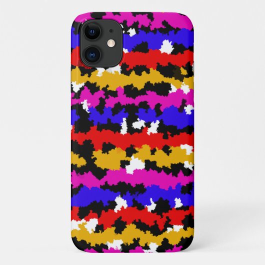 不規則な都市抽象芸術フラクタルパターンデザイン Case-Mate iPhoneケース (裏面)