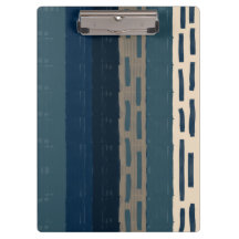 不規則な青と中性のストライプと微妙なチェック