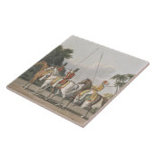 不規則な騎兵隊、ベンガルの軍隊は1817年、5つをからのめっきします タイル (側面)
