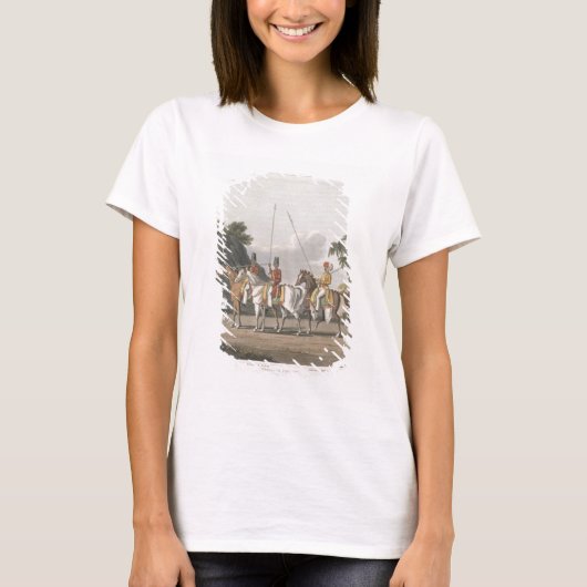 不規則な騎兵、ベンガル軍1817、プレート5 Tシャツ (正面)