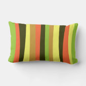 不規則ストライプな縦線 ランバークッション (裏面)