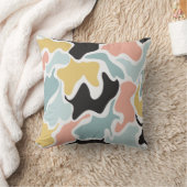 不規則パターンデザイン クッション (ブランケット)