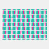 不規則モダン長方形ラッピング紙Trio ラッピングペーパーシート (正面)