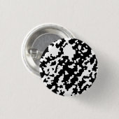 不規則抽象芸術モザイク白黒迷彩柄 缶バッジ (正面&裏面)