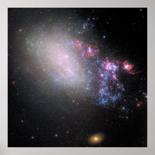 不規則銀河系Ngc 4485 ポスター (正面)