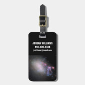 不規則銀河系Ngc 4485 ラゲッジタグ (正面縦)