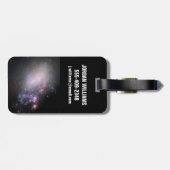 不規則銀河系Ngc 4485 ラゲッジタグ (裏面横)