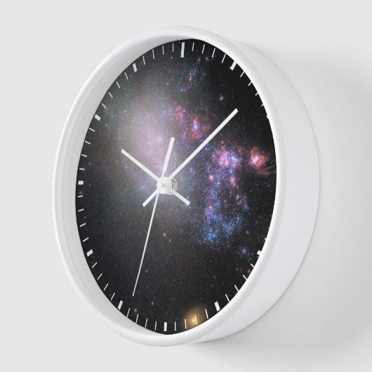 不規則銀河系Ngc 4485 壁時計 (傾斜)