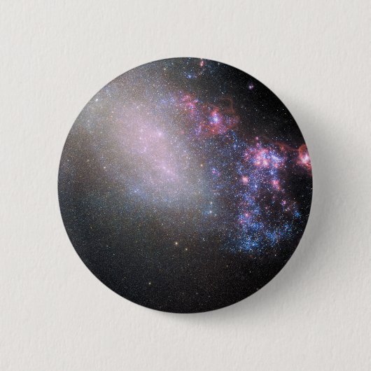 不規則銀河系Ngc 4485 缶バッジ (正面)