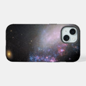 不規則銀河系Ngc 4485 iPhone 15ケース (裏面横)