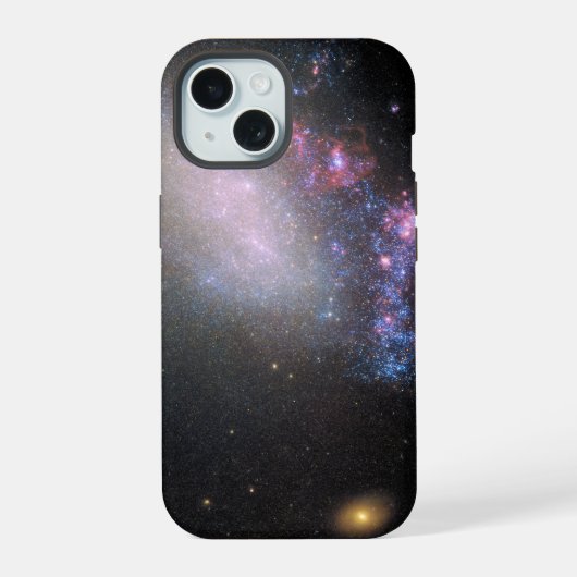 不規則銀河系Ngc 4485 iPhone 15ケース (裏面)