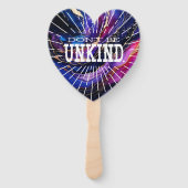 不親切なことをするな ハンドファン (裏面)