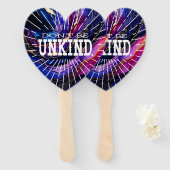 不親切なことをするな ハンドファン (正面&裏面)