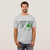 不誠実なカエル 楽しいカエル メーム Tシャツ (正面フル)