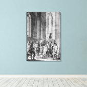 不誠実の英雄を非難するクラウディオ キャンバスプリント (インサイチュ (ウッドフロア))