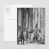 不誠実の英雄を非難するクラウディオ ポストカード (正面/裏面)