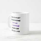 不調食べの戦士素晴らし コーヒーマグカップ (正面左)