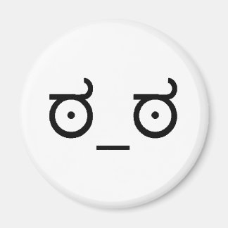 不賛成の表情 マグネット