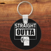 不足ジョークストレートアウトタトイレ紙 キーホルダー (正面)