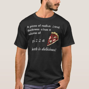 不足分-おいしいピザのための方式 Tシャツ