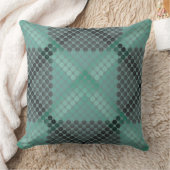 不透明で緑の円またはボール、正方形を形成 クッション (ブランケット)